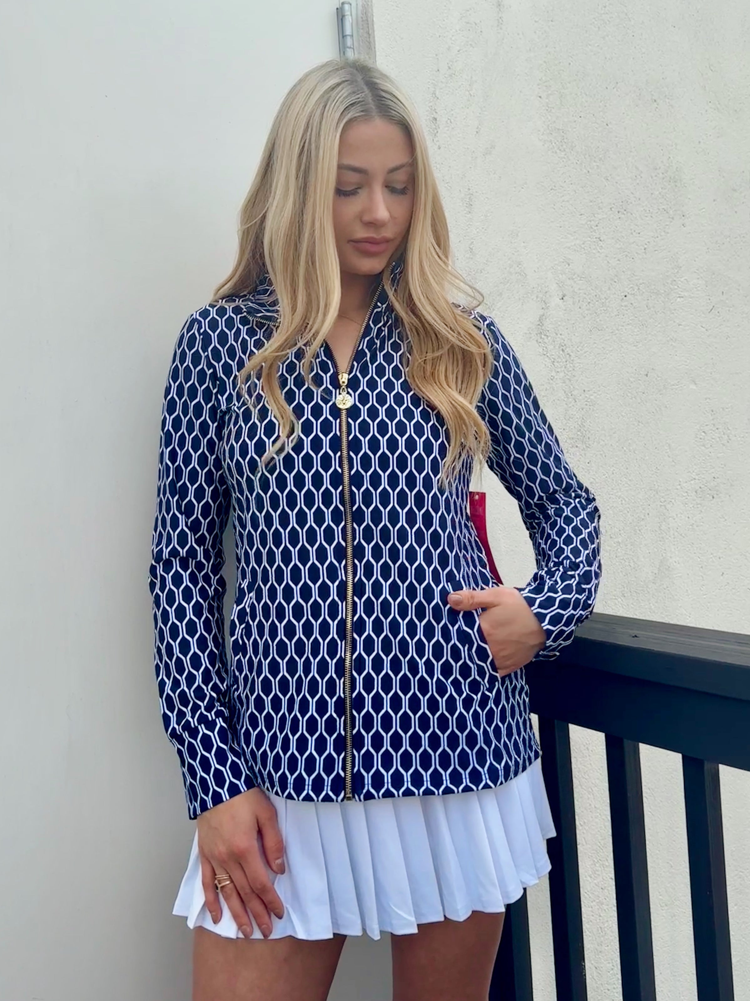 Penelope High Neck Full Zip Jacket