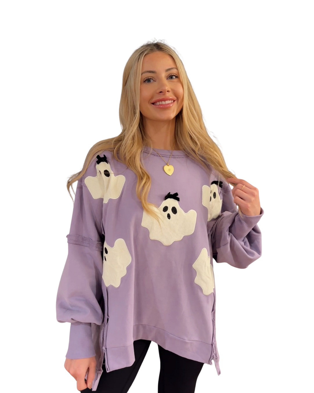 Boo Oversized Drop Shoulder Sweatshirt
