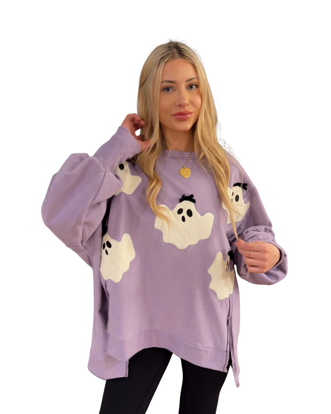 Boo Oversized Drop Shoulder Sweatshirt