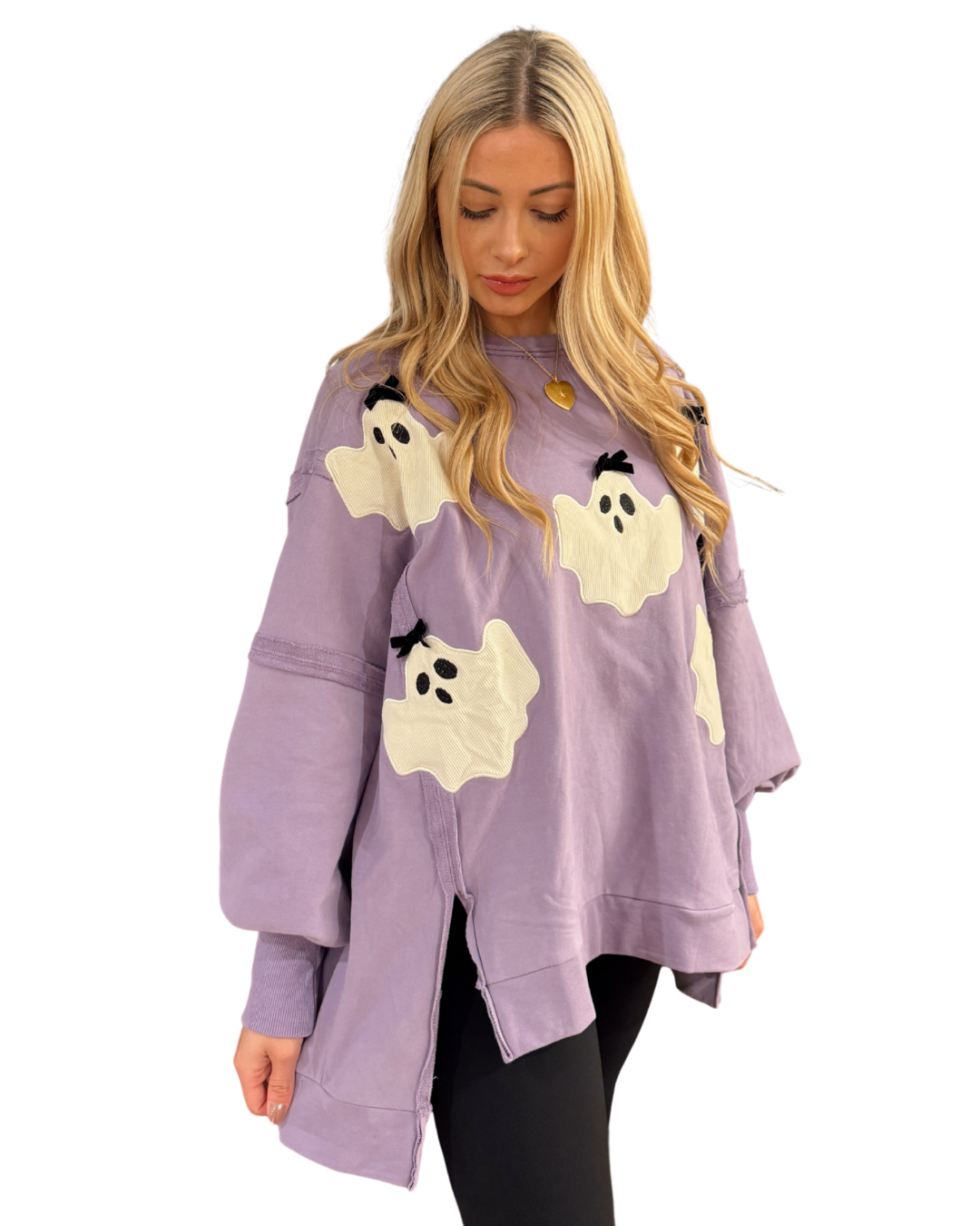 Boo Oversized Drop Shoulder Sweatshirt