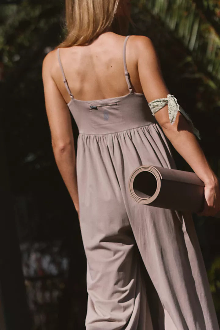 Free People Hot Shot Strappy Onesie 2 - Hickory