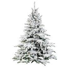 7'6" H Northern Pine Flocked/Lighted Classic Tree