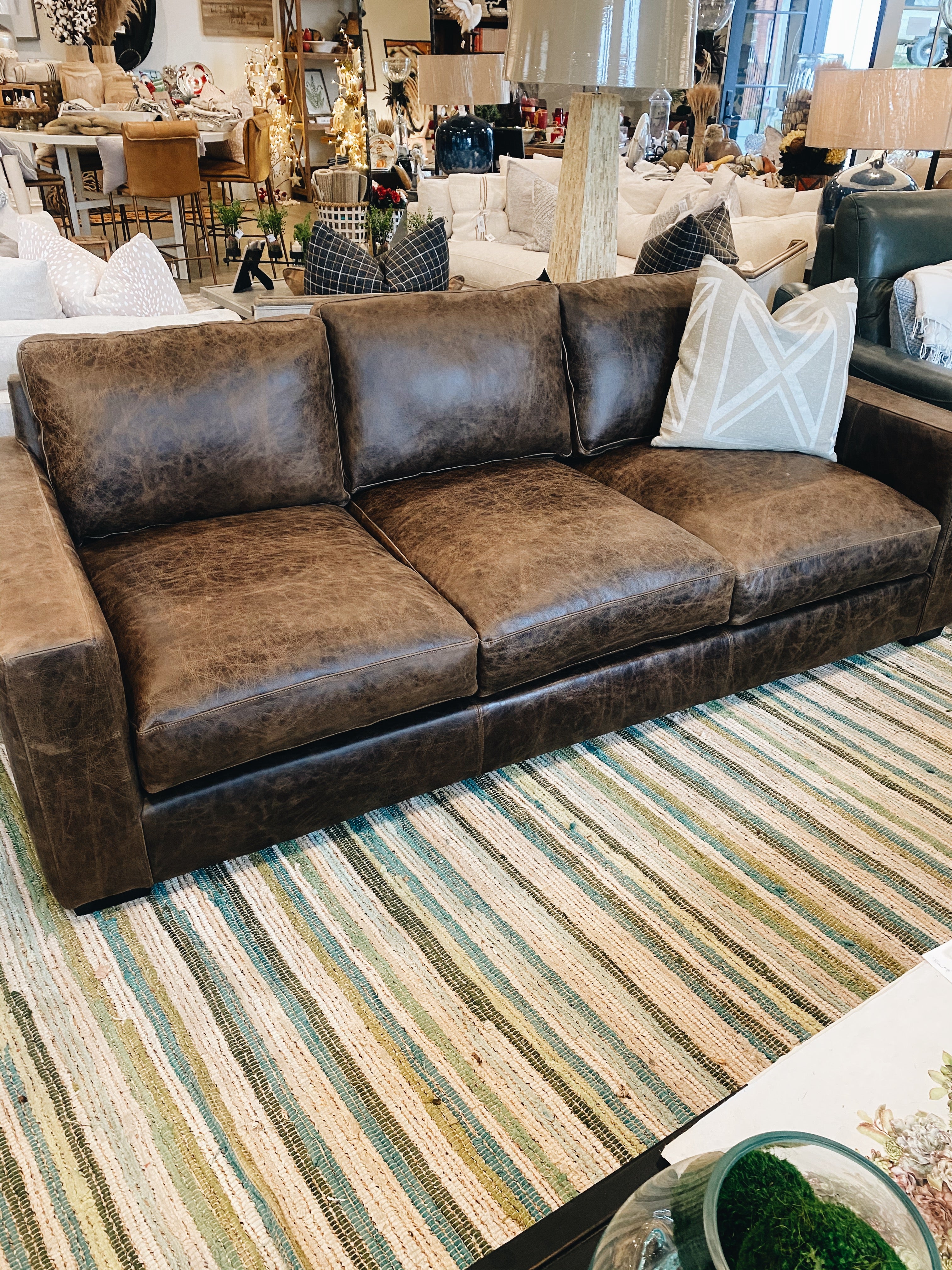 Dawkins Leather Sofa - Final Sale 25% Off
