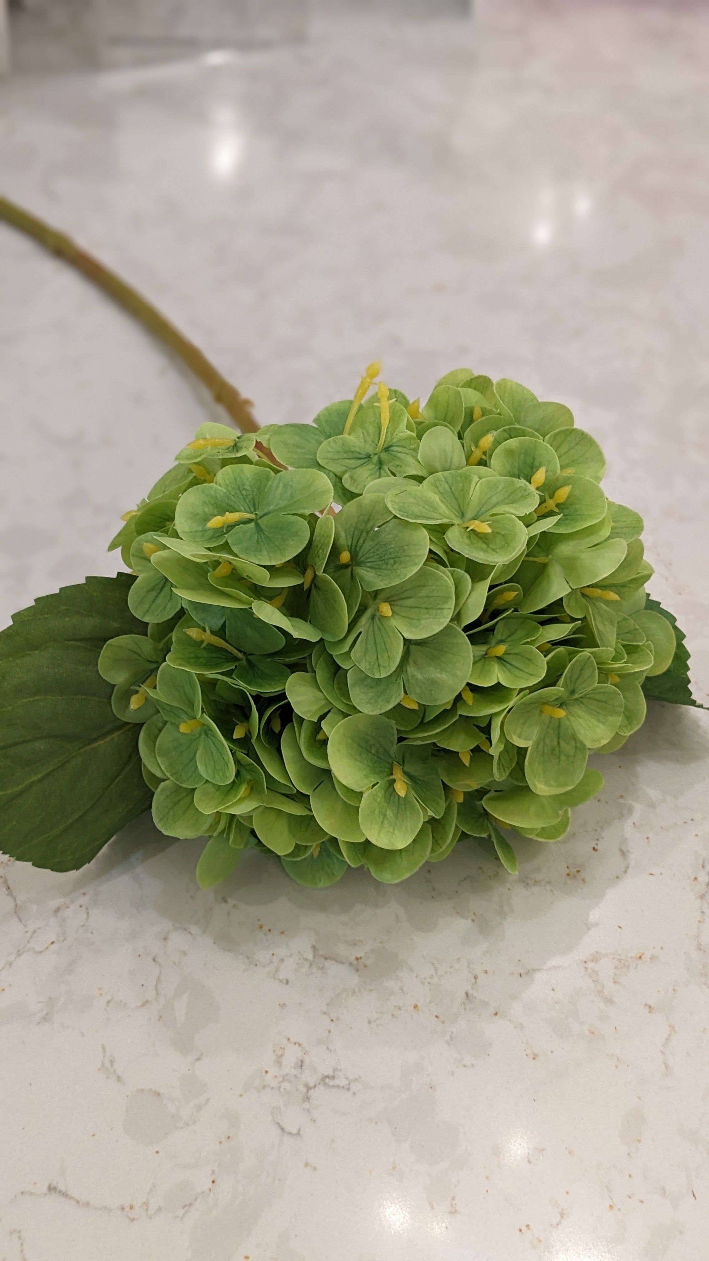 Real Touch Hydrangea Stem