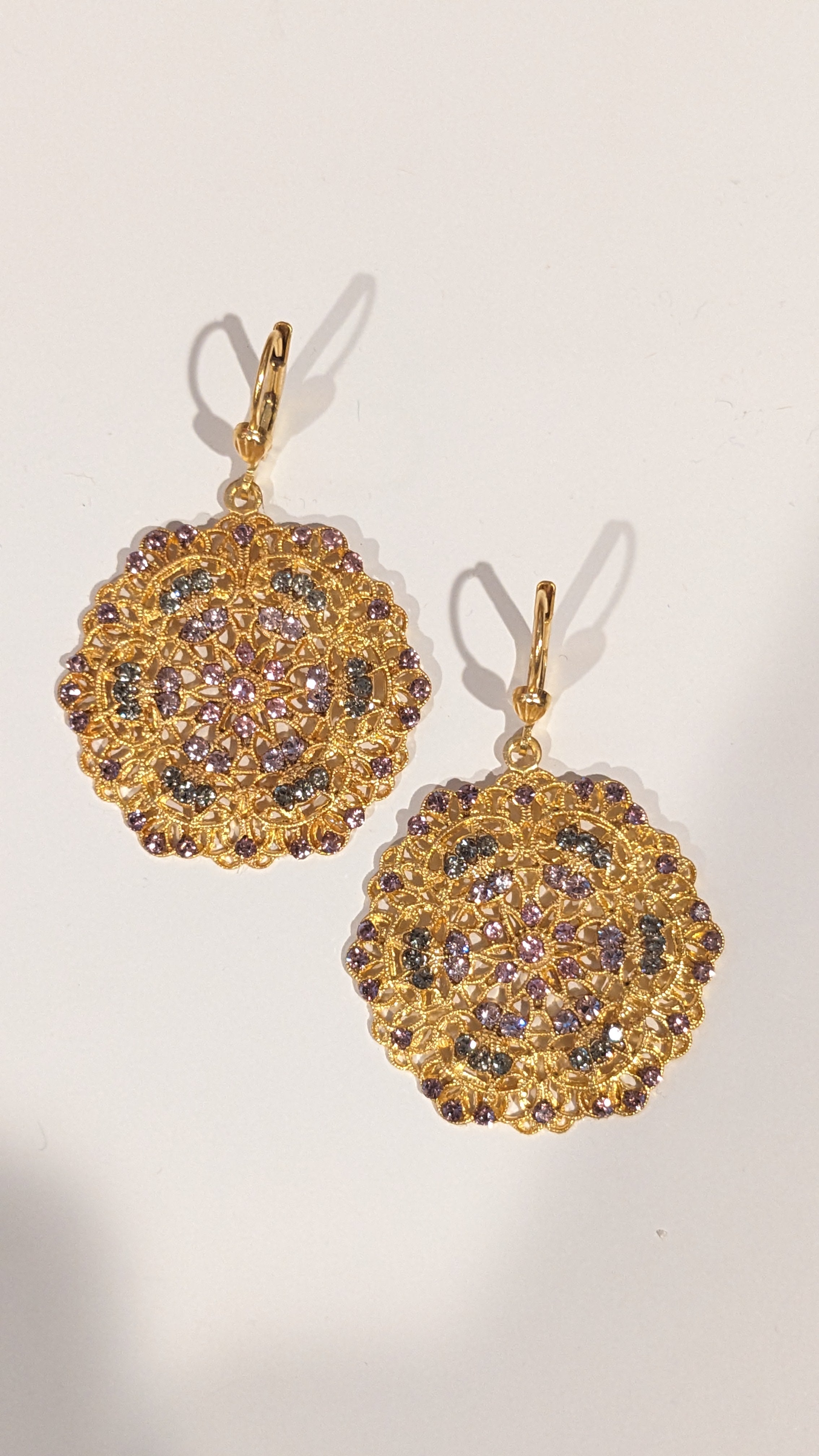 Lacey Crystal Earrings