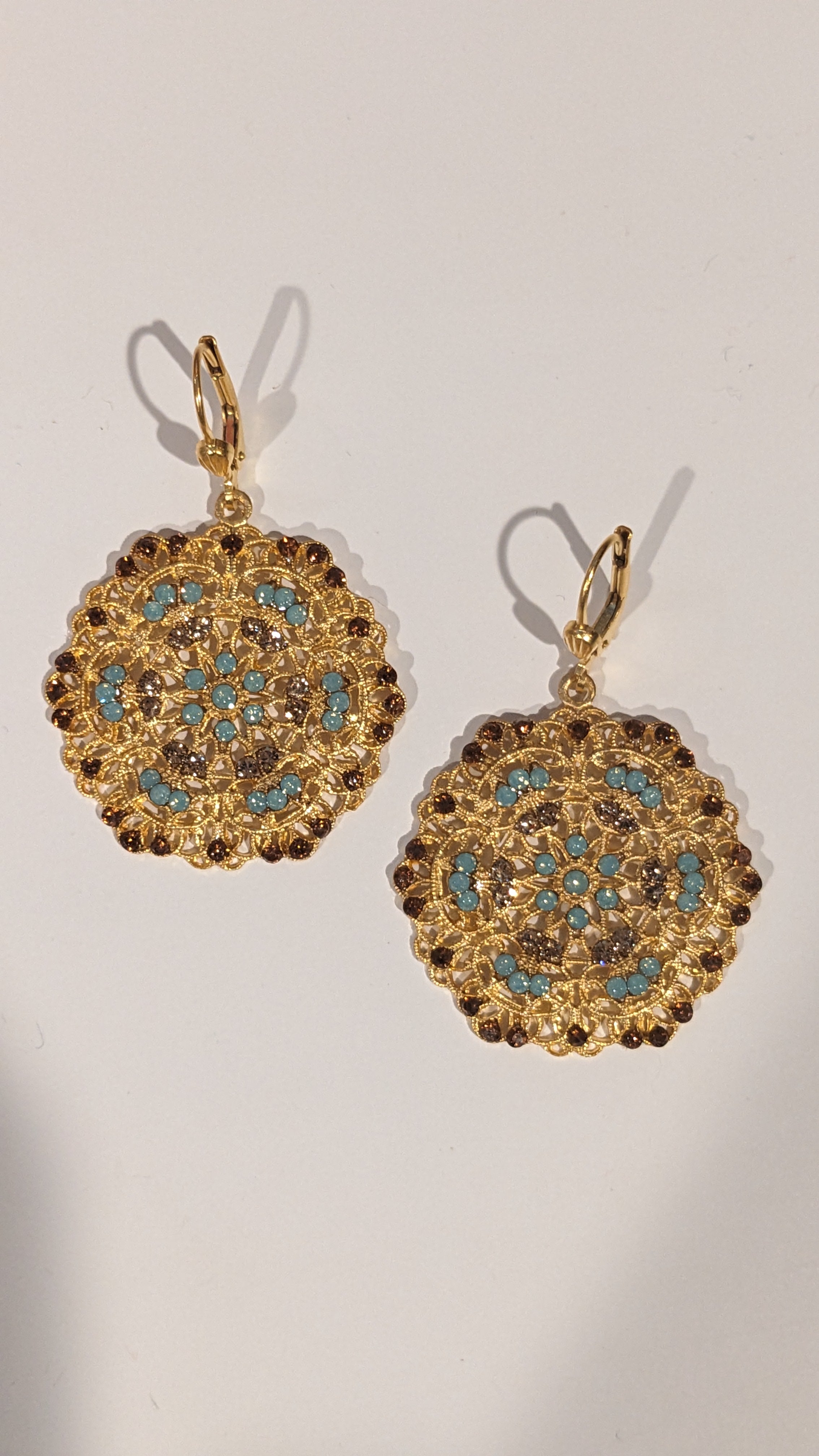 Lacey Crystal Earrings