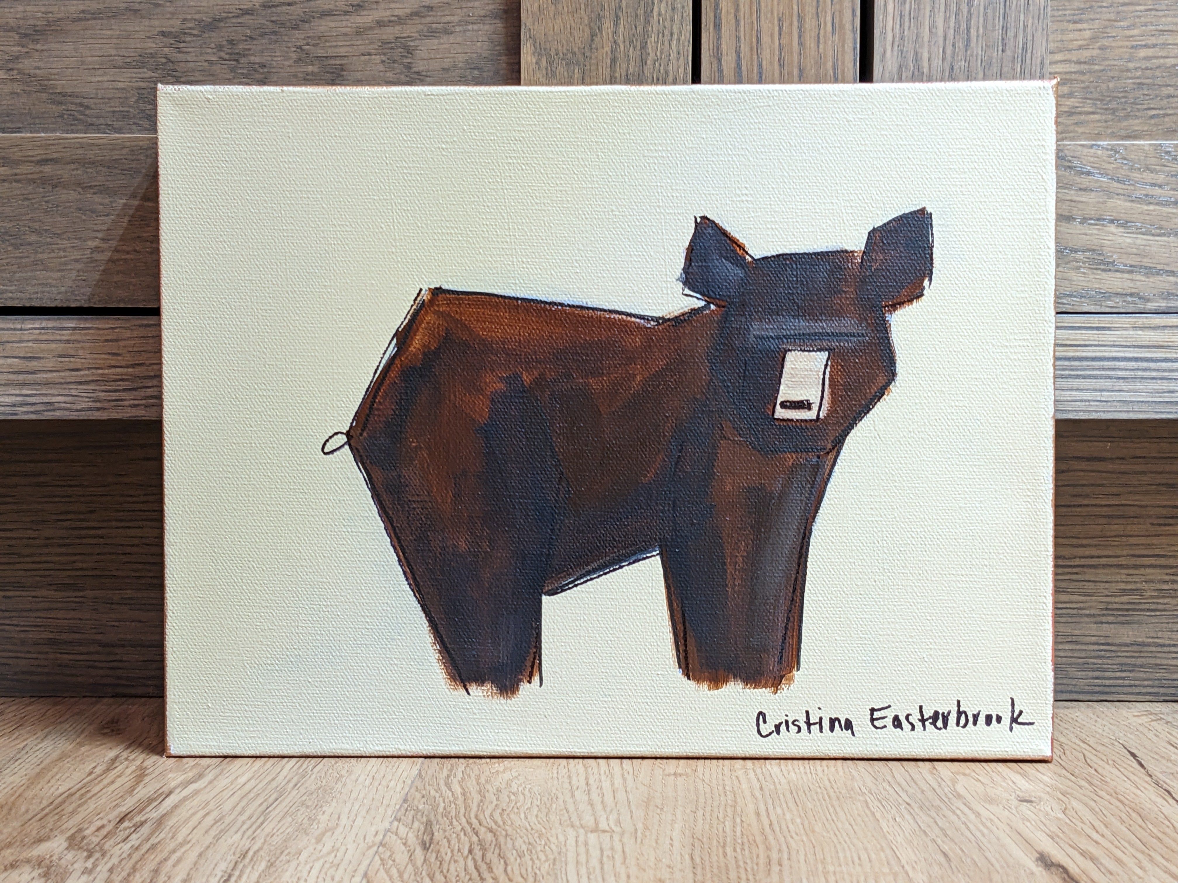 Bear Painting by Cristina Easterbrook