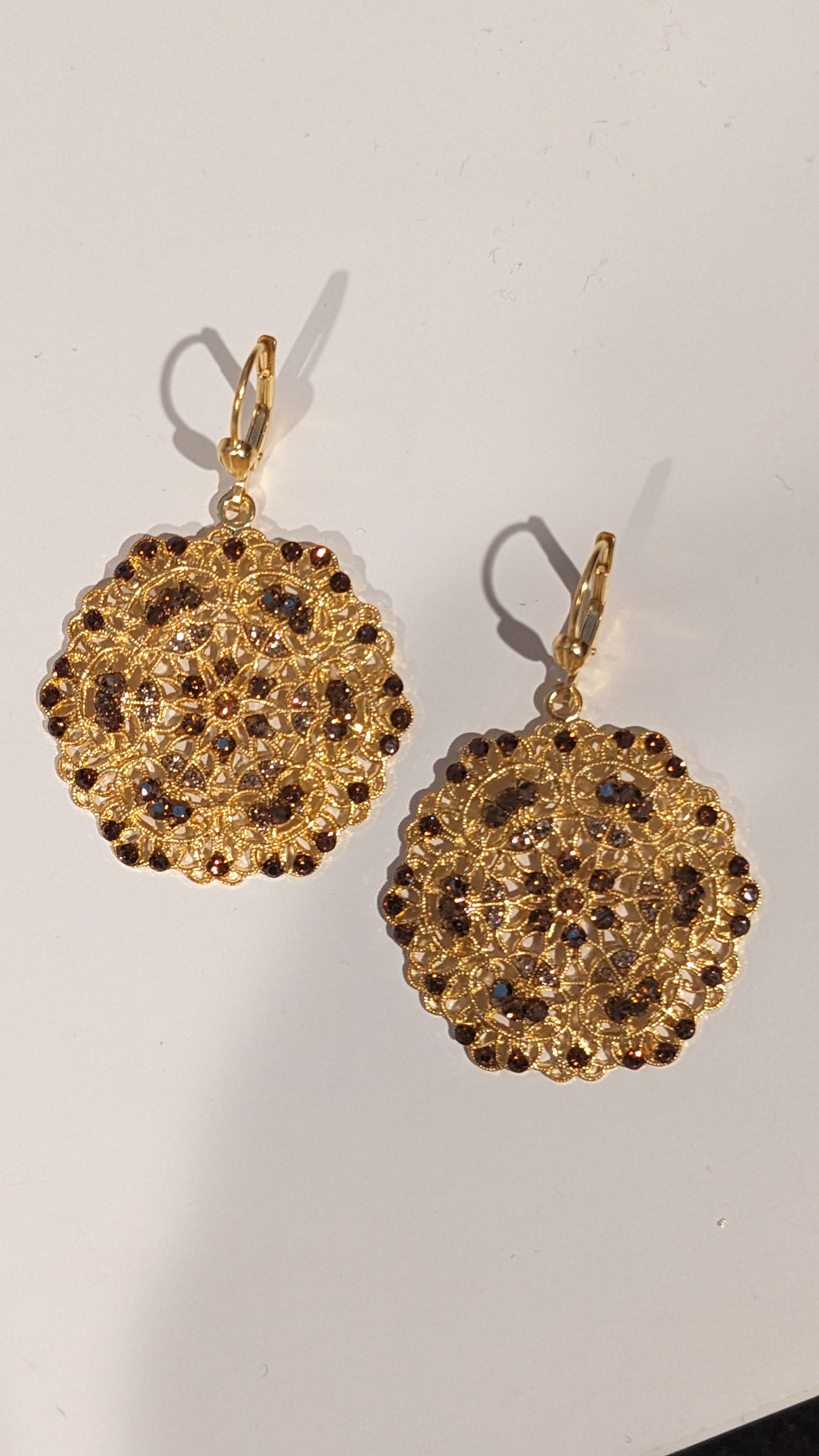 Lacey Crystal Earrings