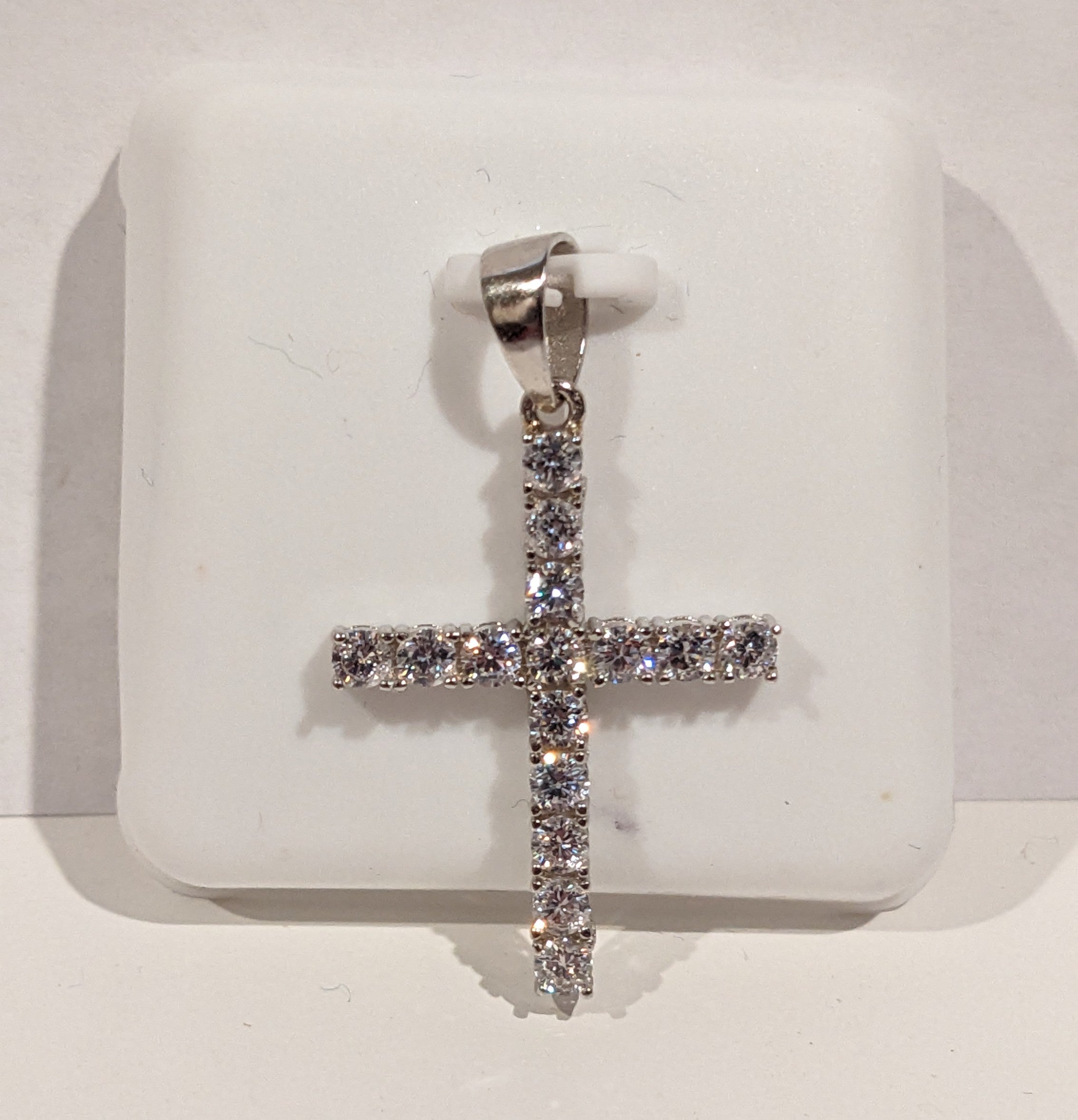 The Statement Cross Sterling Silver Charm