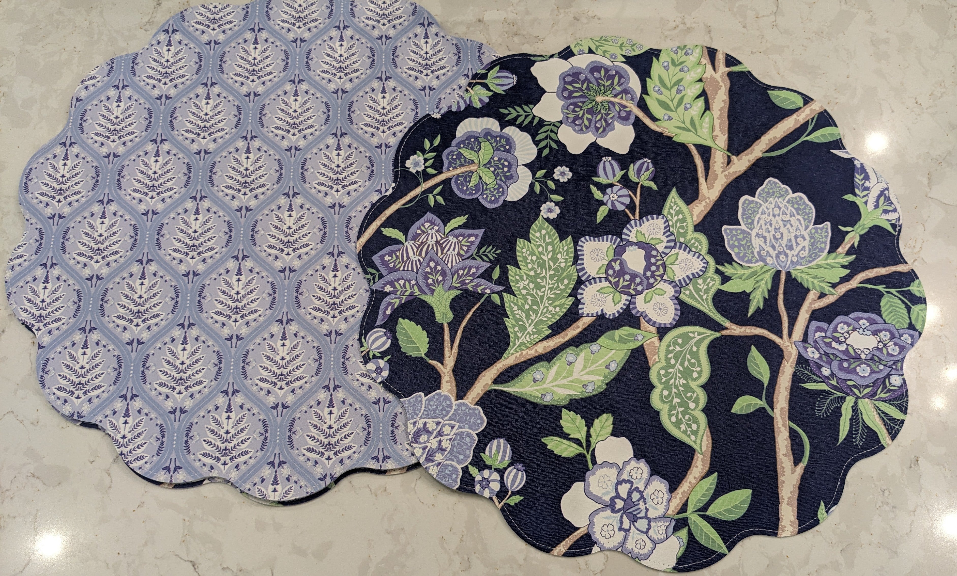 VIDA Blooms & Branches Reversible Placemats - Set of 4
