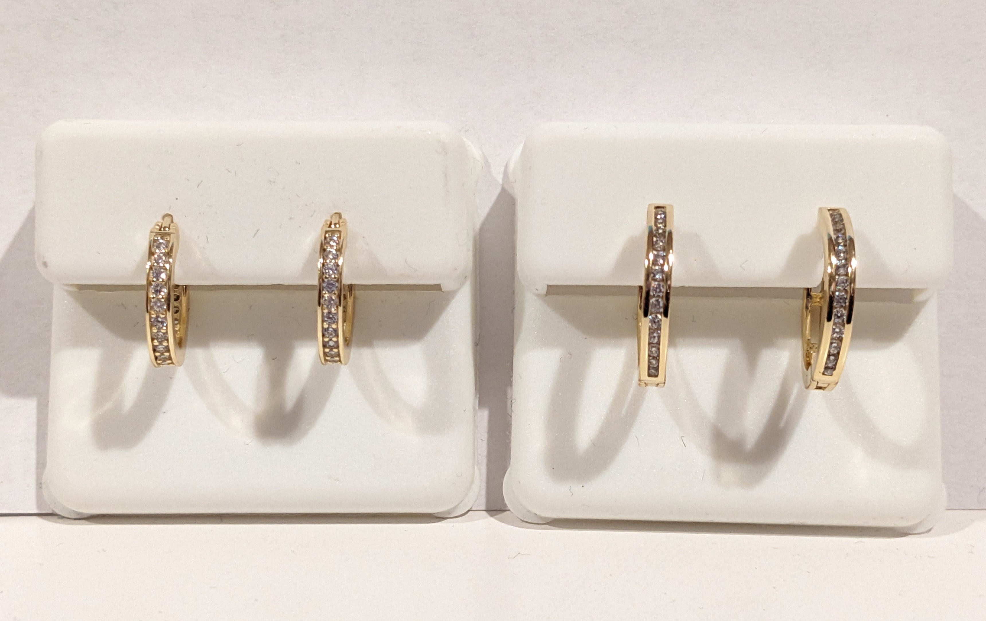 The Graduate Gold Plate Hoops