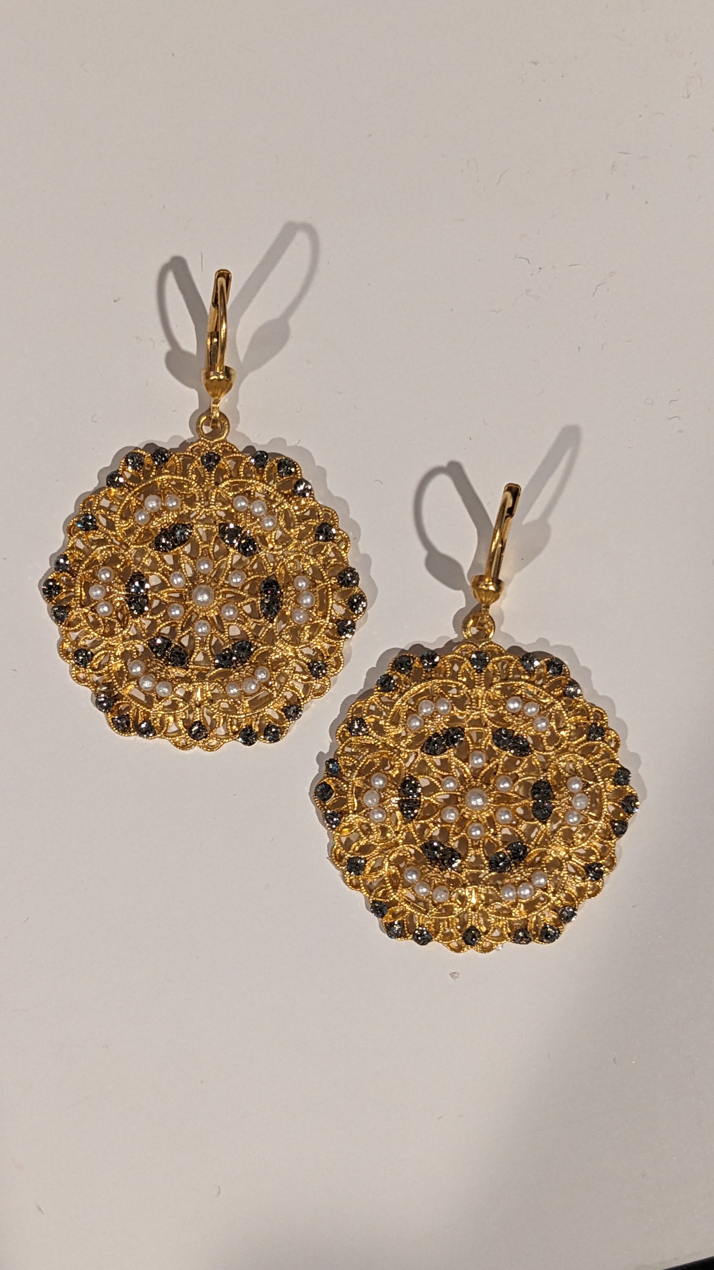 Lacey Crystal Earrings