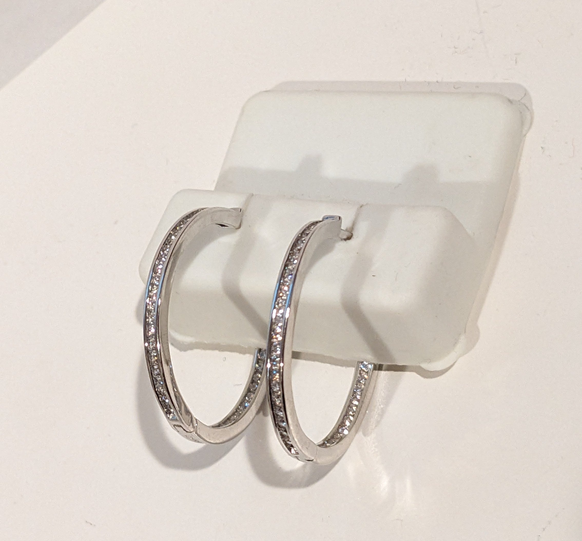 The Socialite Sterling Silver Hoop