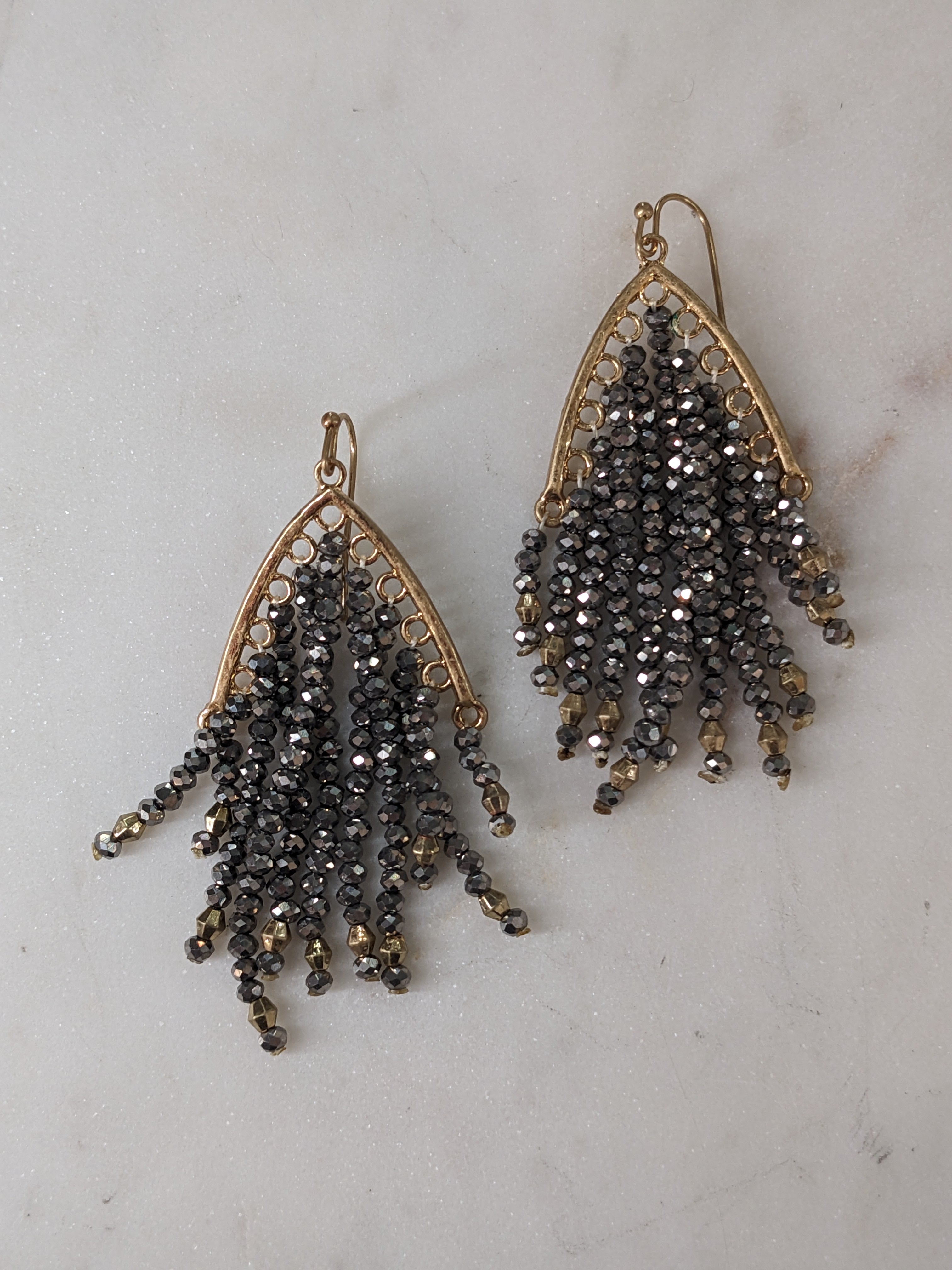 Art Deco Crystal Drop Earrings