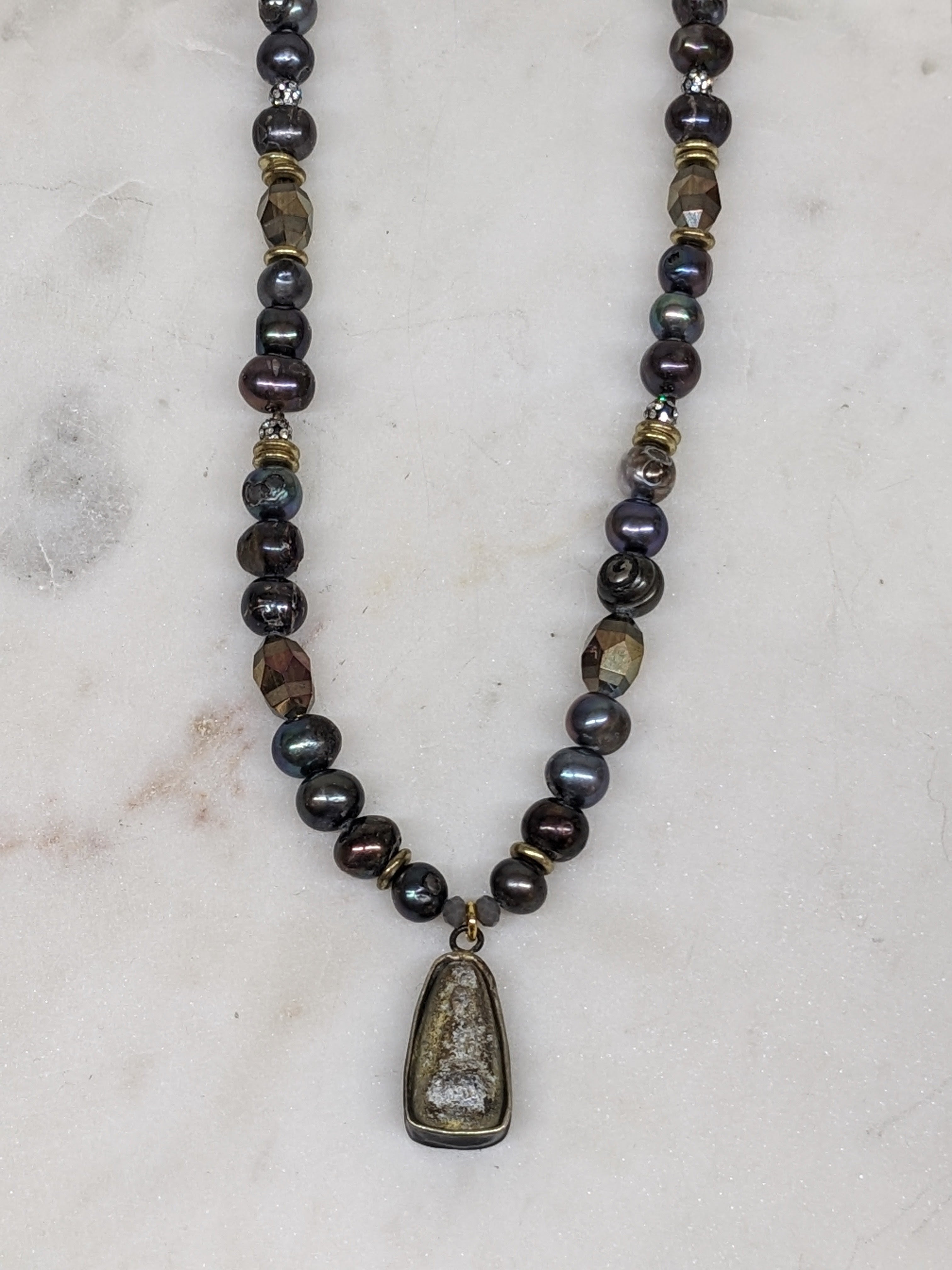 Pearl Mala Statement Necklace