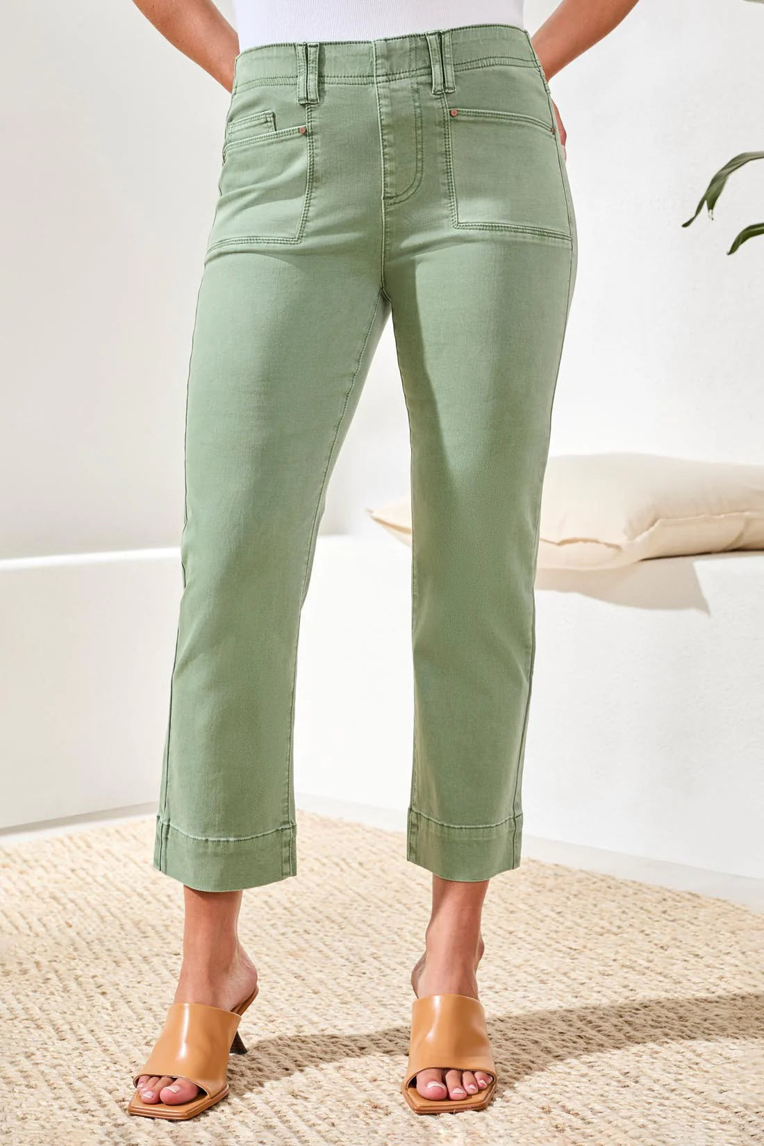 Tribal Kick Flare Pull On Pants