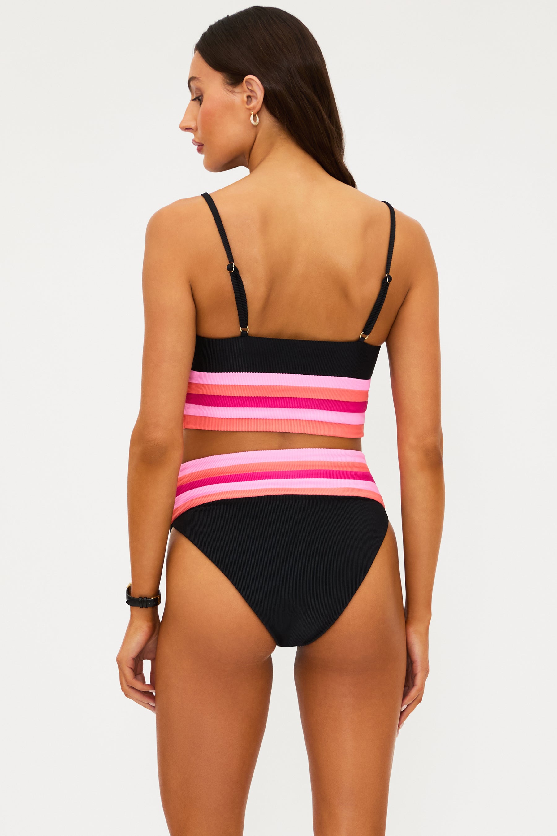 Beach Riot Millie Bottom - Ruby Colorblock