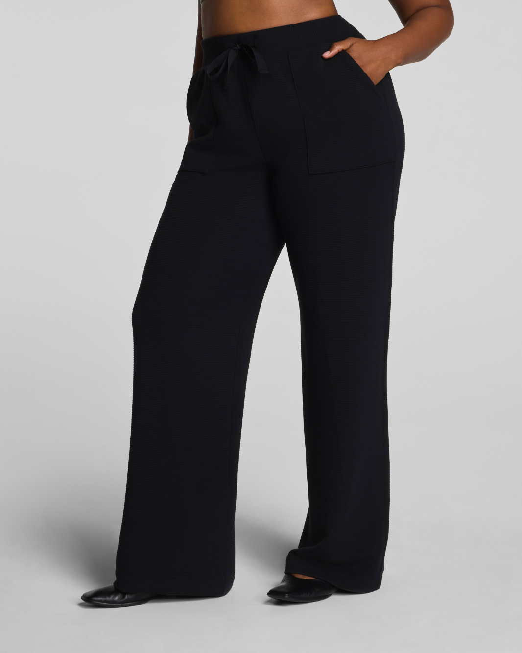 SPANX AirEssentials French Rib Wide Leg Pant