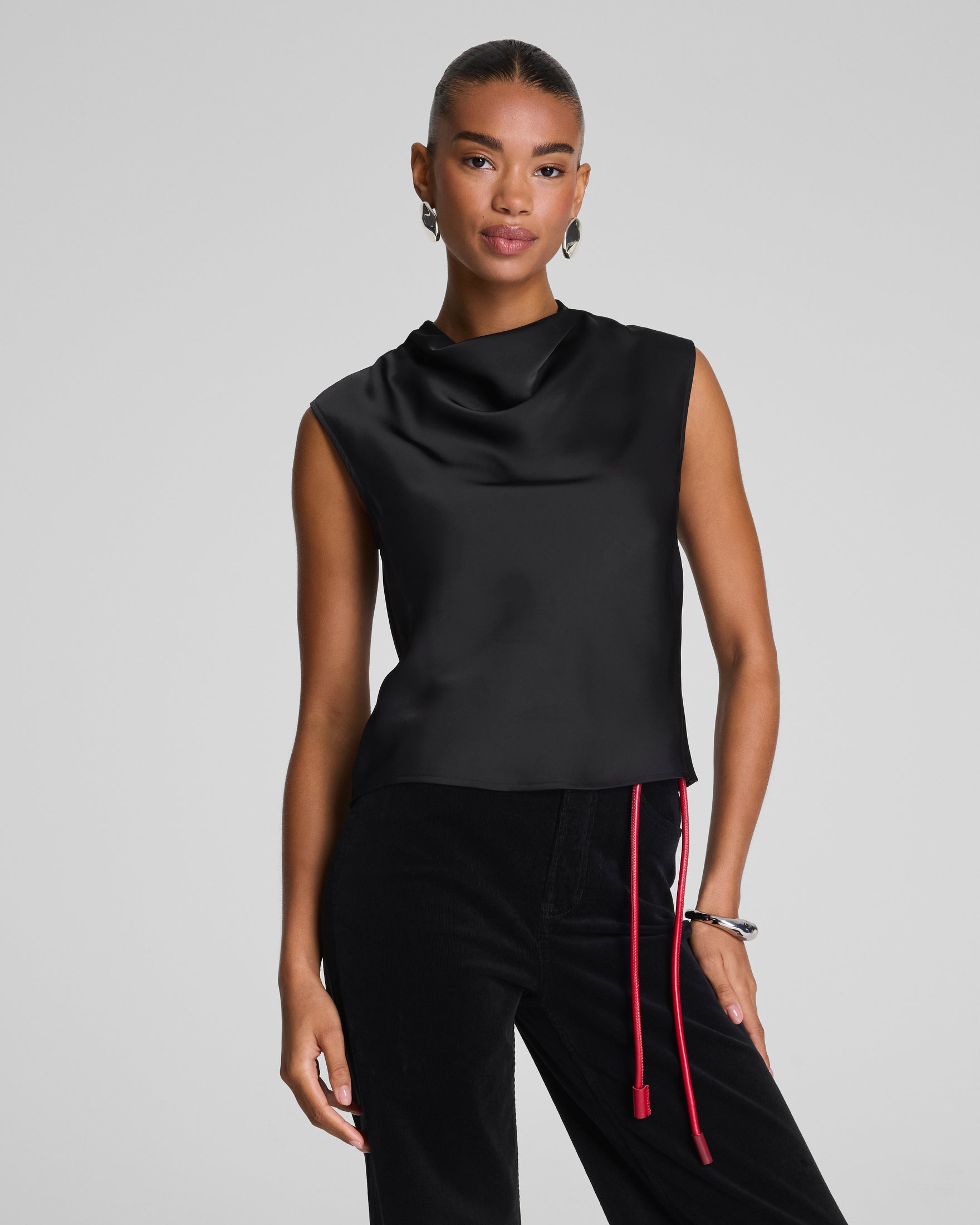 SPANX Sleeveless Cowl Neck Top