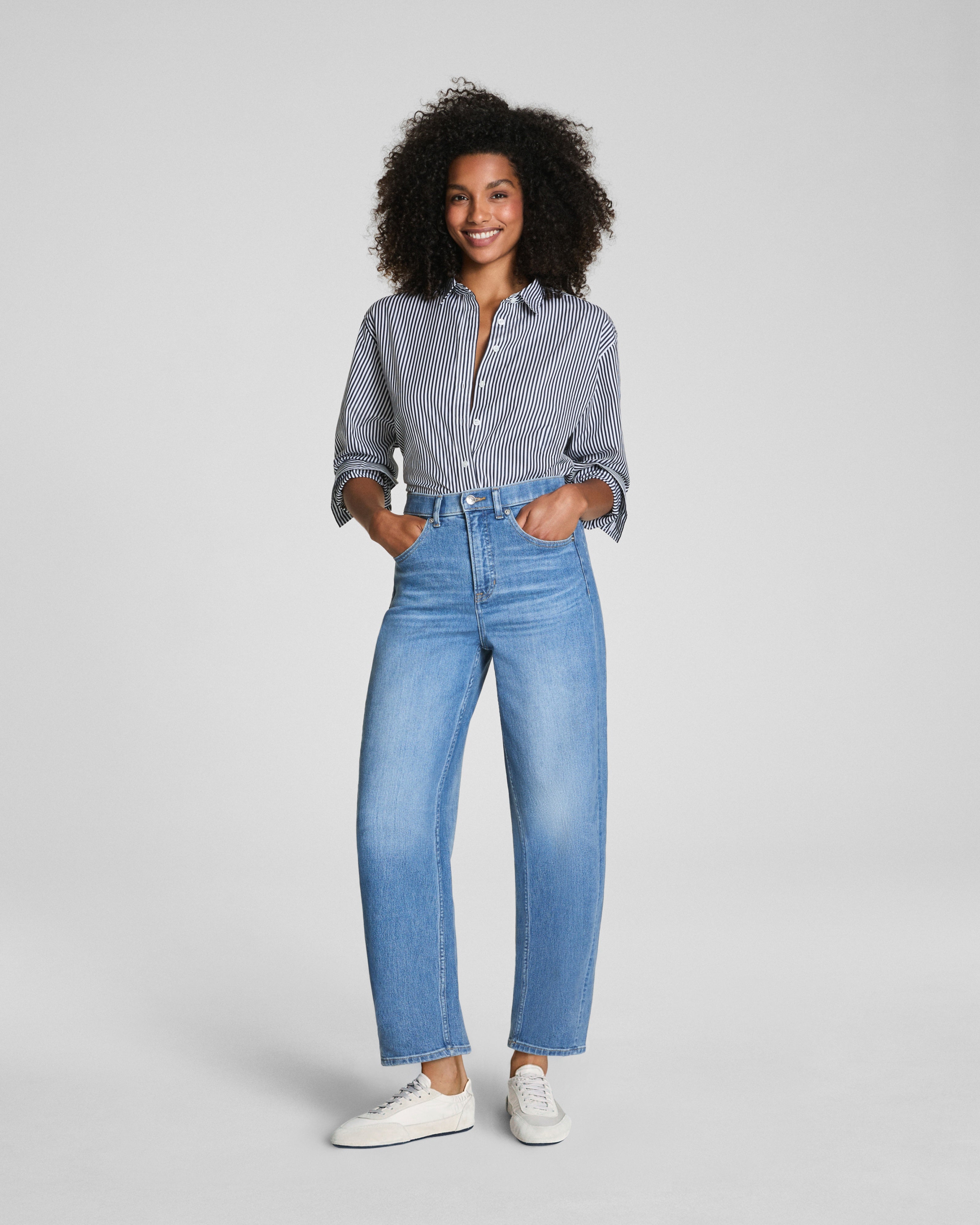SPANXshape Authentic 360 Barrel Leg Jeans