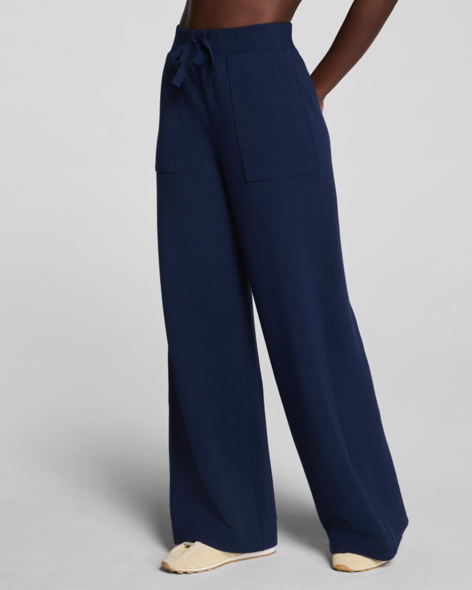 SPANX AirEssentials French Rib Wide Leg Pant