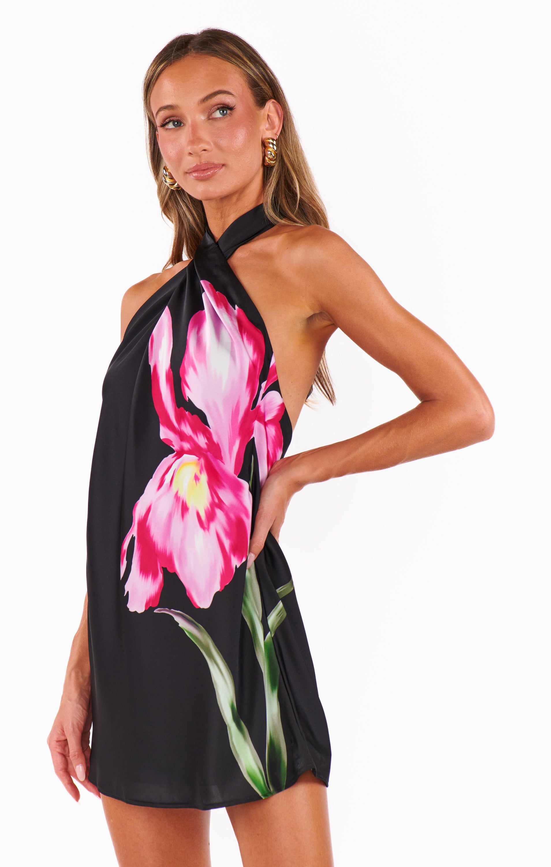 Show Me Your Mumu Jasmine Tie Mini Dress