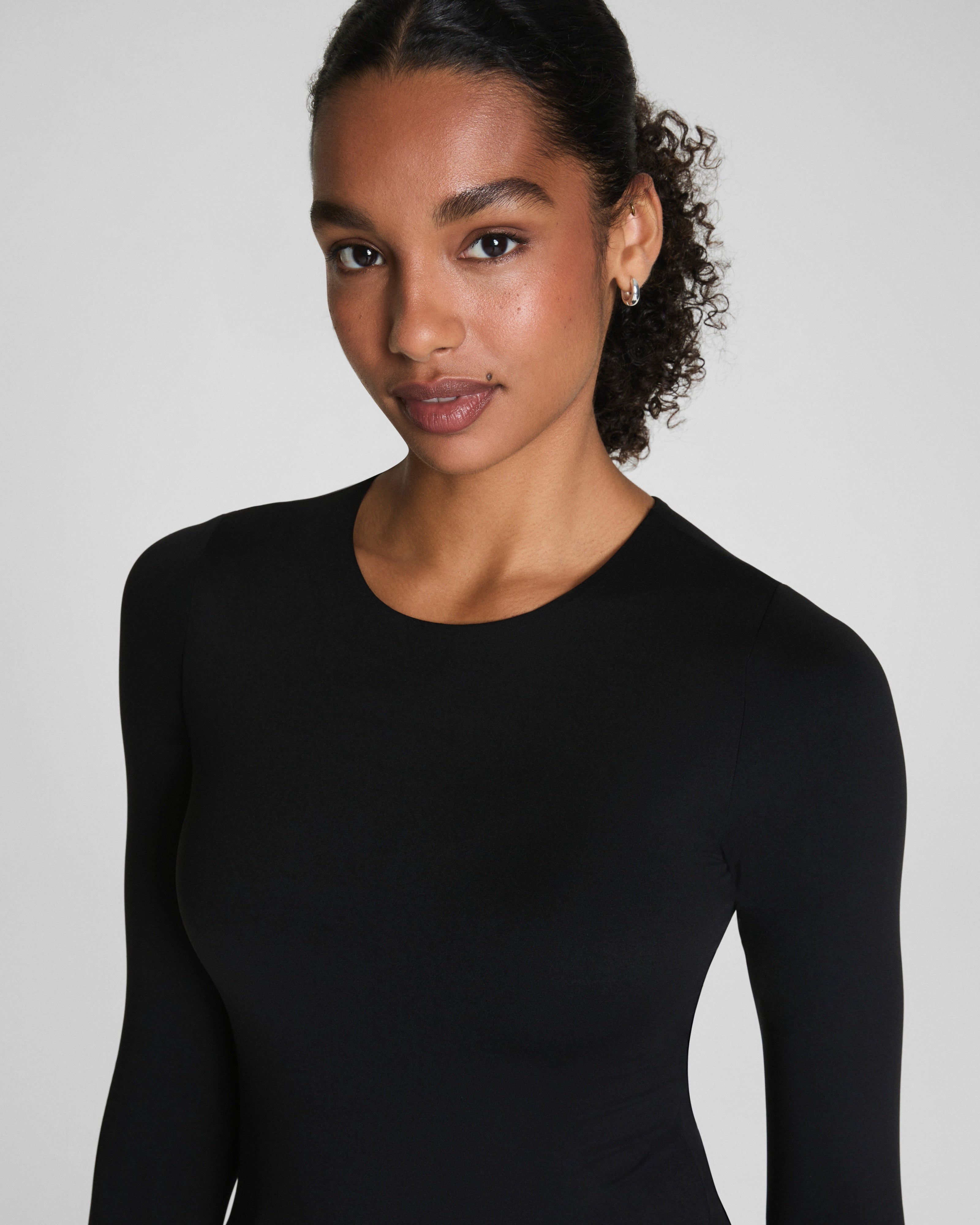 SPANXsmooth Jersey Crewneck Long Sleeve Top