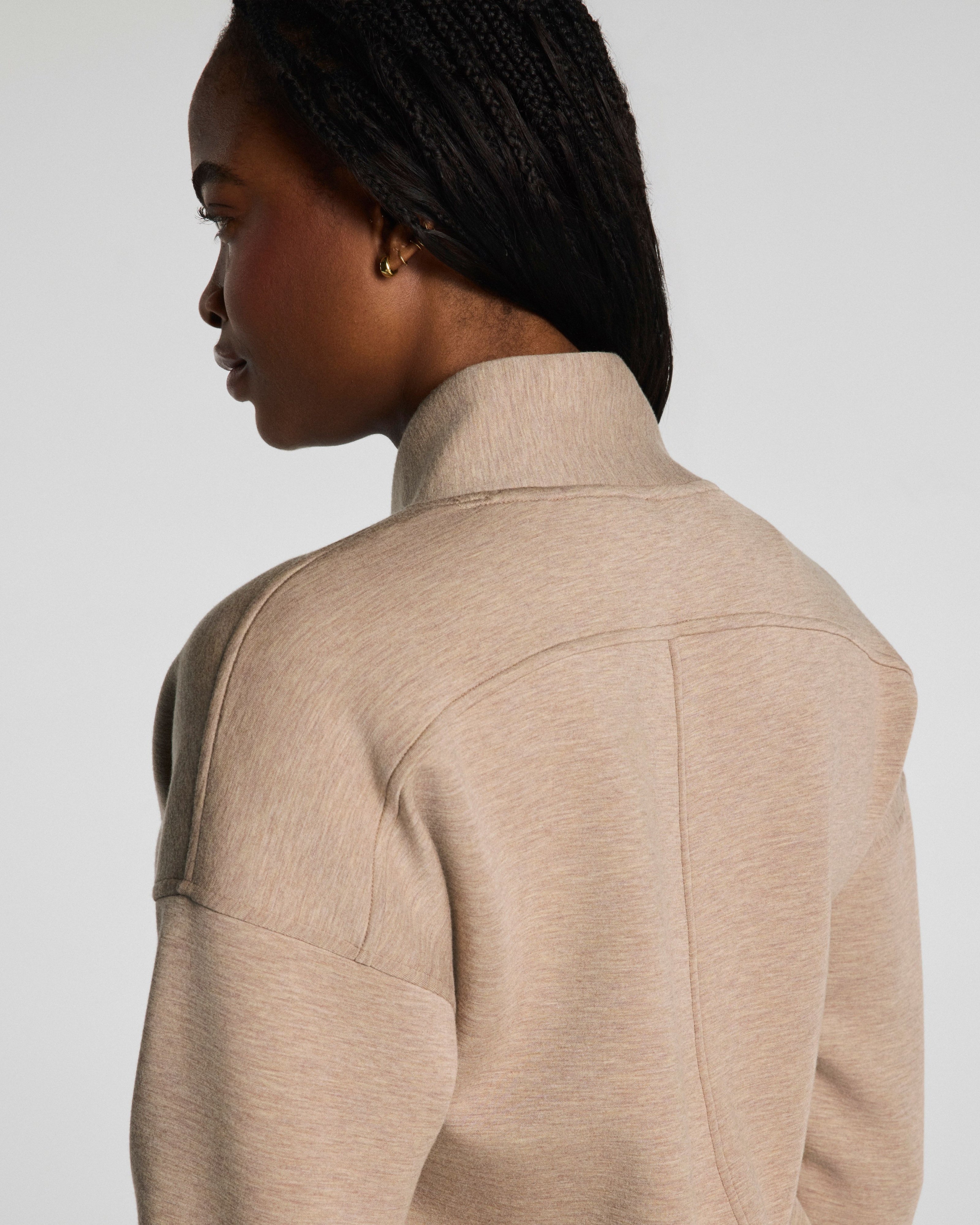 SPANX AirEssentials Shawl Collar Half Zip