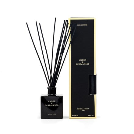 Cereria Molla Amber & Sandalwood Reed Diffuser