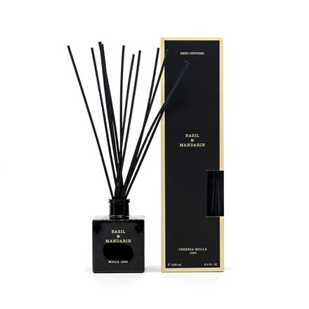 Cereria Molla Basil & Mandarin Reed Diffuser - Final Sale 30% off in cart