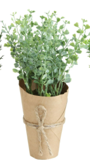 Paper Wrapped Faux Plant - 4 styles