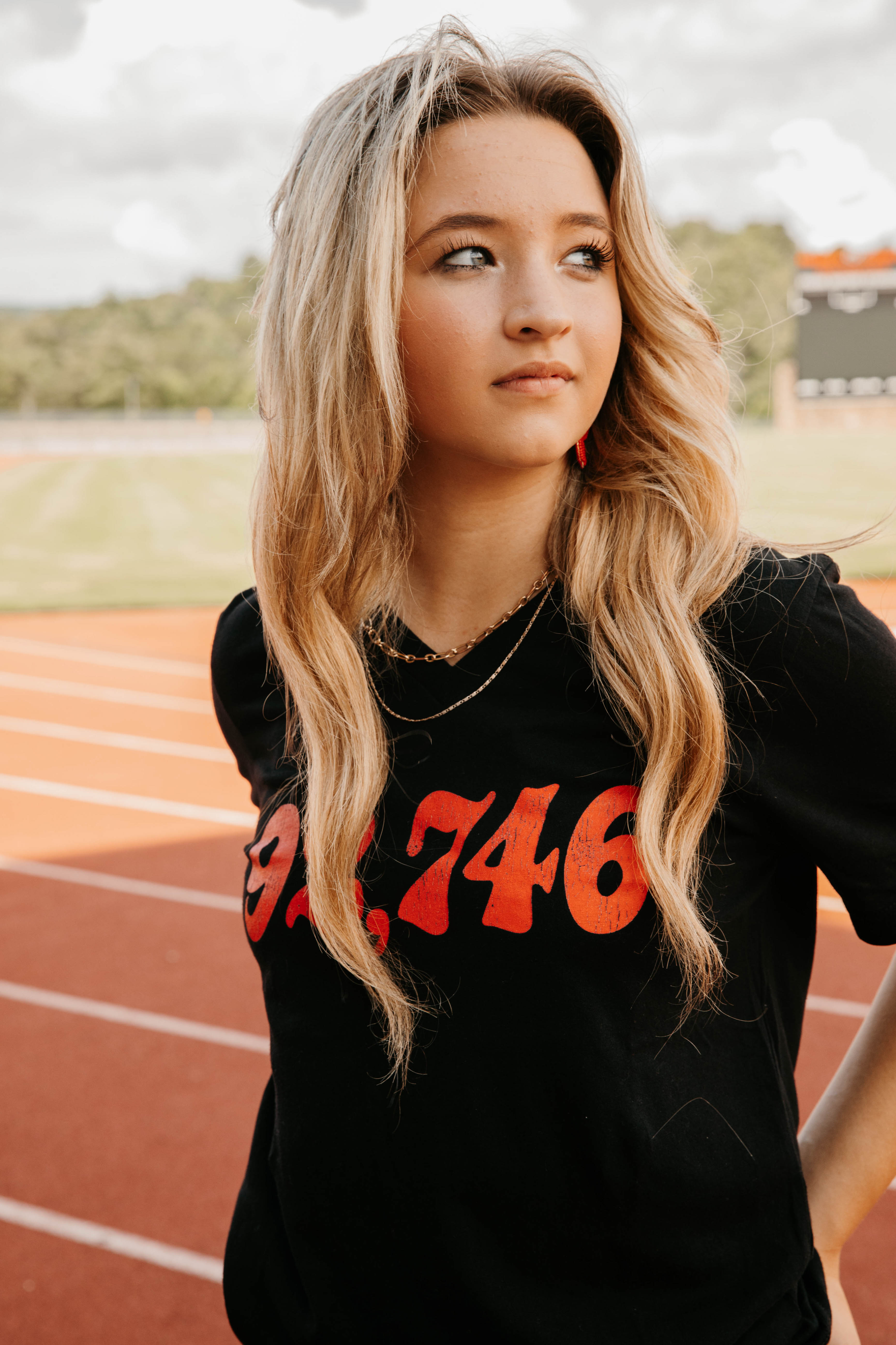 92,746 Black Tee - Final Sale 50% off in cart