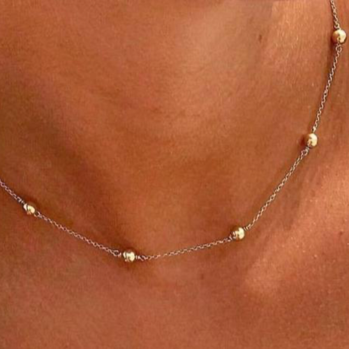 E Newton Choker Simplicity Chain - Gold