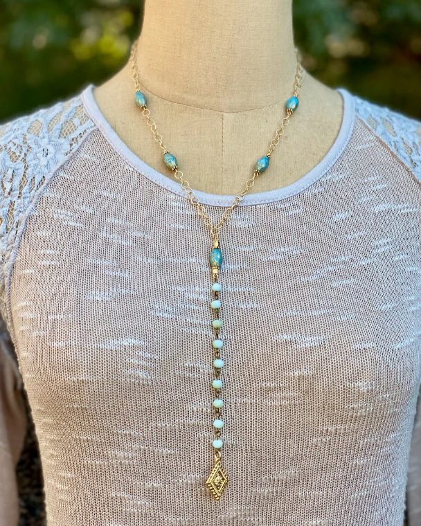 Inspire Designs Mai Tai Midlength Necklace - Final Sale