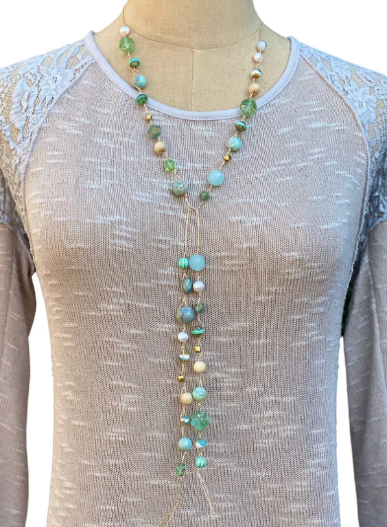 Inspire Designs Mixed Up Prayer Beads Necklace - Final Sale