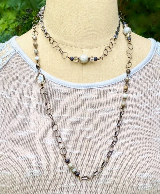Inspire Designs Eternity Necklace-Vintage Vibes - Final Sale