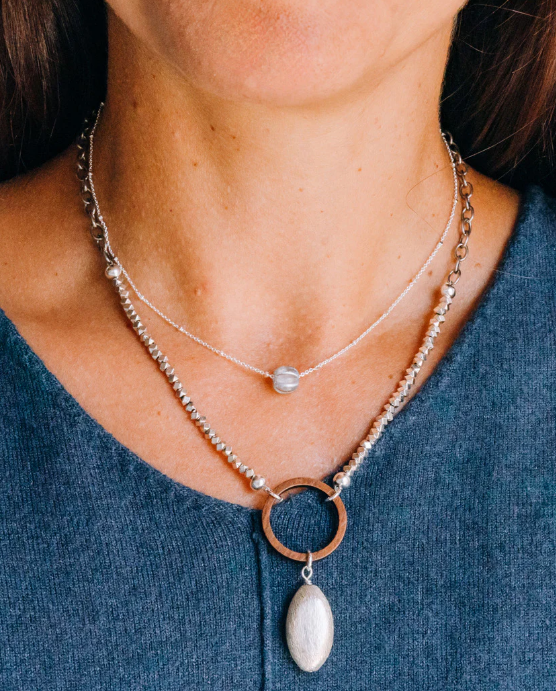 Inspire Designs Silver Skies Necklace - Final Sale