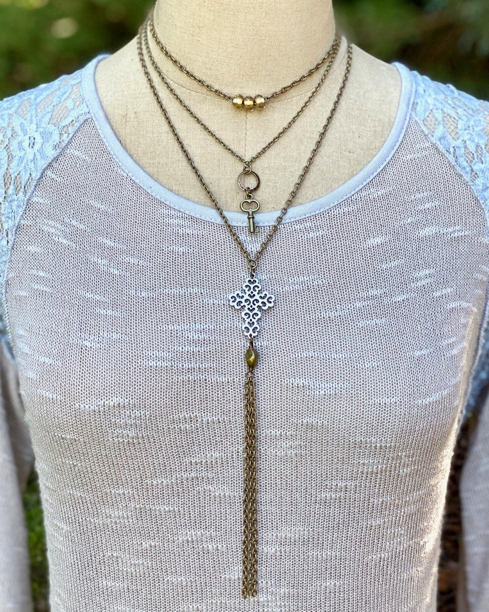 Inspire Designs Key Charm Necklace - Final Sale