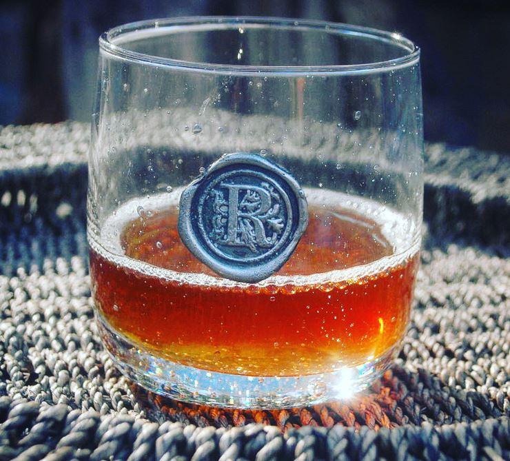Initial Double Old Fashioned Glass