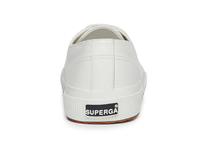 Naplngcotu White Leather Sneaker - Final Sale 50% off in cart