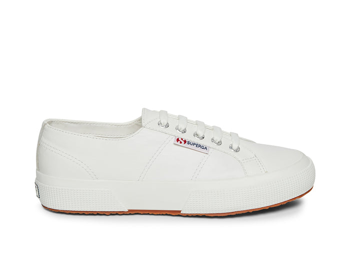 Naplngcotu White Leather Sneaker - Final Sale 50% off in cart