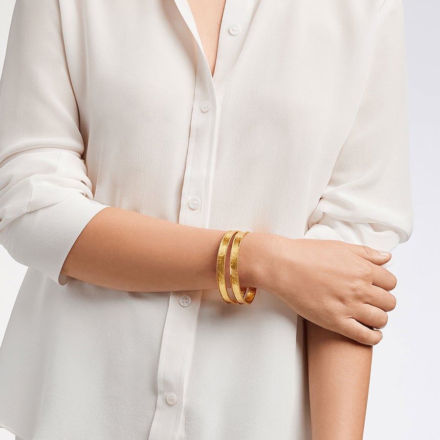 Julie Vos Savoy Bangle - Gold