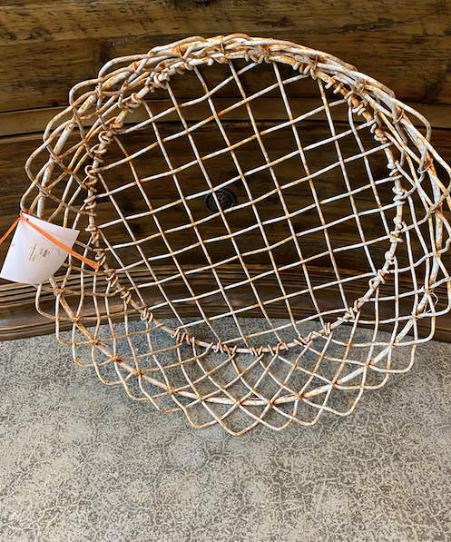 Rusted Wire Basket