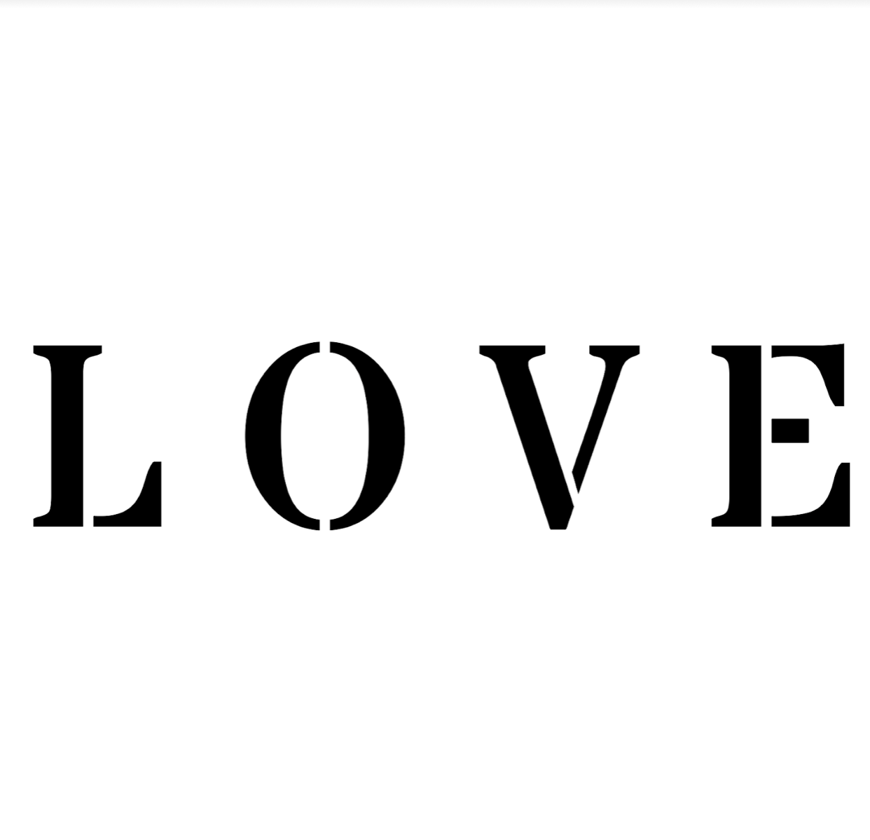 "LOVE" Pillow - Final Sale 50% off