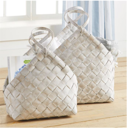 Woven Wood Basket