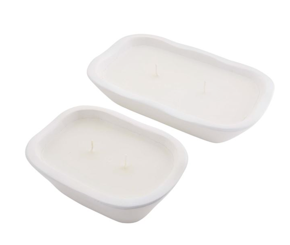 White Petite Bowl Candle