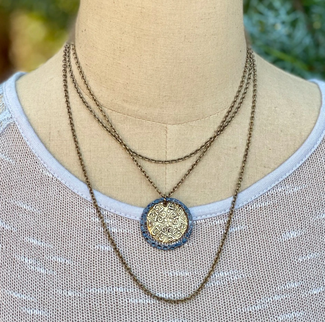 Inspire Designs Trinity Coin Necklace - Final Sale
