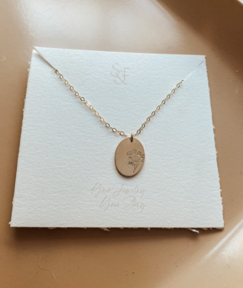 Rosie Necklace-Baby's Breath*