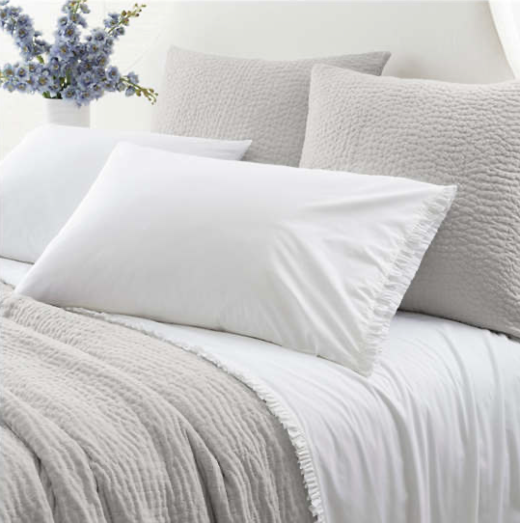 Classic Ruffle White Sheet - Final Sale 40% off in cart