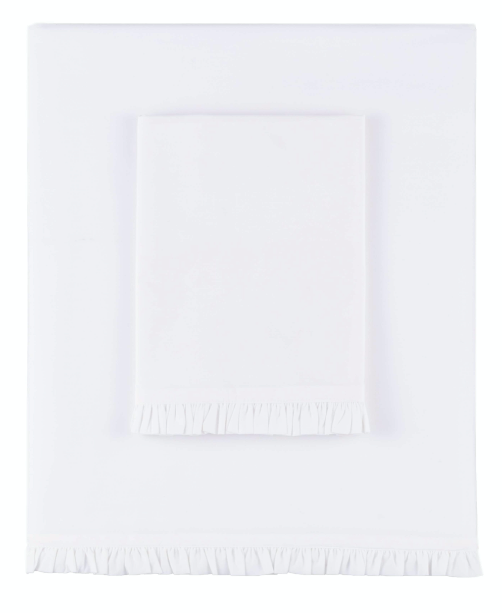 Classic Ruffle White Sheet - Final Sale 40% off in cart